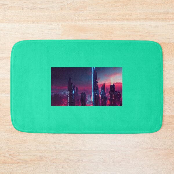 Item preview, Cyberpunk City in 4K designed and sold by ShopCaliThread.