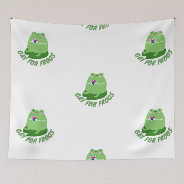 Item preview, Gay for Frogs designed and sold by MollyJaneArt.