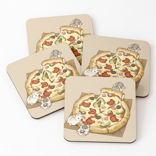 Item preview, Pizza hamsters designed and sold by pawlove.