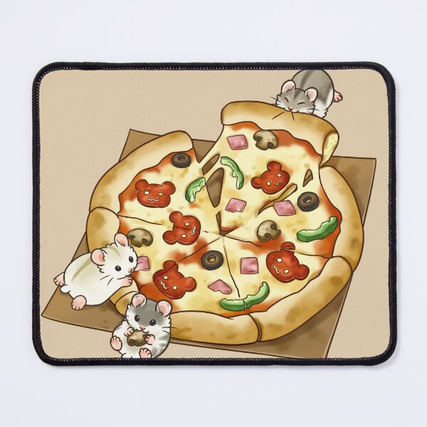 Item preview, Pizza hamsters designed and sold by pawlove.