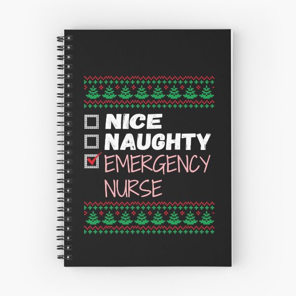 Item preview, Copy of Nice Naughty Emergency Nurse - Naughty or Nice Christmas List designed and sold by smailjr.