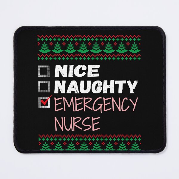 Item preview, Copy of Nice Naughty Emergency Nurse - Naughty or Nice Christmas List designed and sold by smailjr.