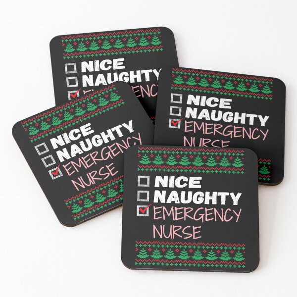 Item preview, Copy of Nice Naughty Emergency Nurse - Naughty or Nice Christmas List designed and sold by smailjr.