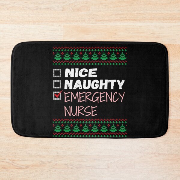 Item preview, Copy of Nice Naughty Emergency Nurse - Naughty or Nice Christmas List designed and sold by smailjr.