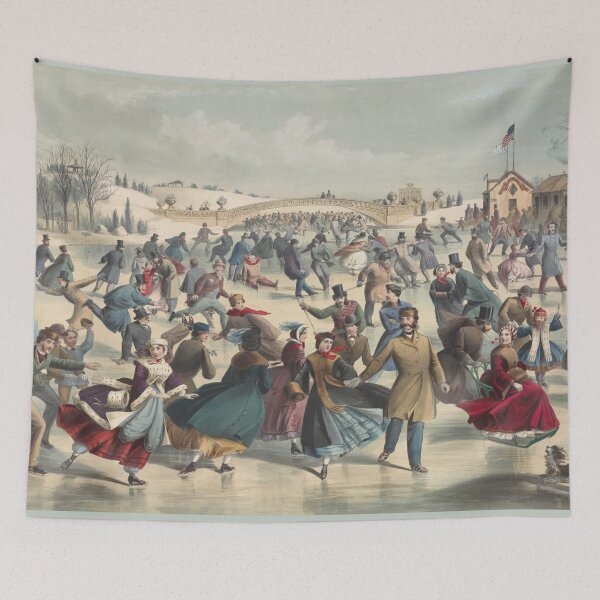 Item preview, Central Park, Winter. The skating pond. New York designed and sold by BeaSchoney.