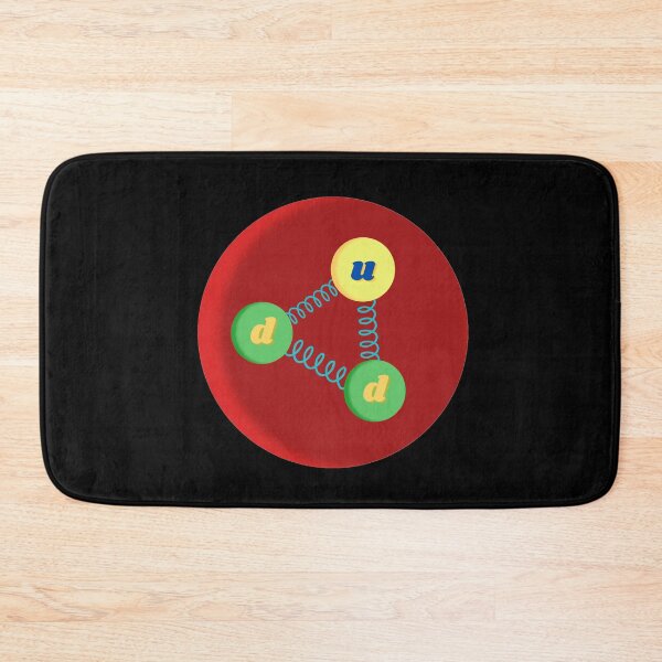 Item preview, neutron made of up quarks and down quarks, particle physics designed and sold by NoetherSym.