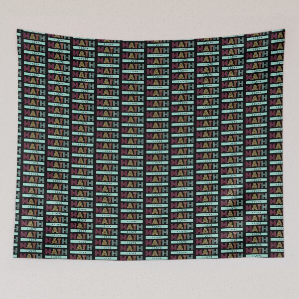 Item preview, I Love Math designed and sold by MathVerge.