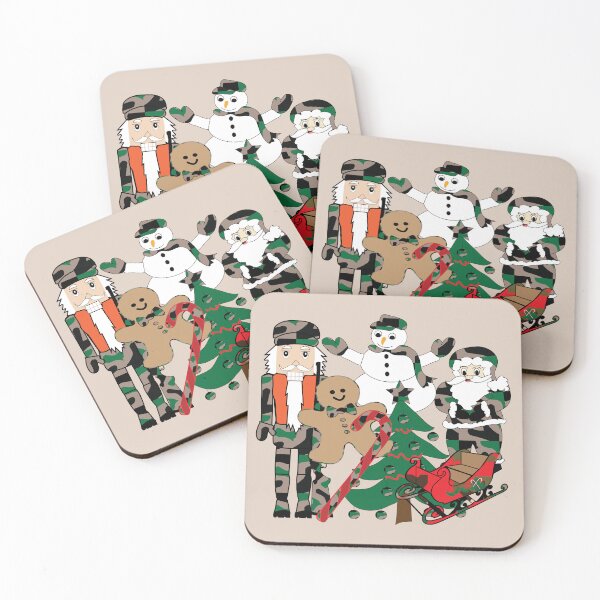 Item preview, Camo Christmas, illustration, design, holidays designed and sold by Sandra O'Toole.
