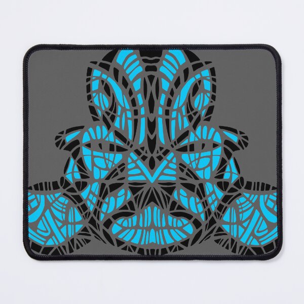 Item preview, OLMEC SHAMAN. BLUE/BLACK. designed and sold by 5hertz.