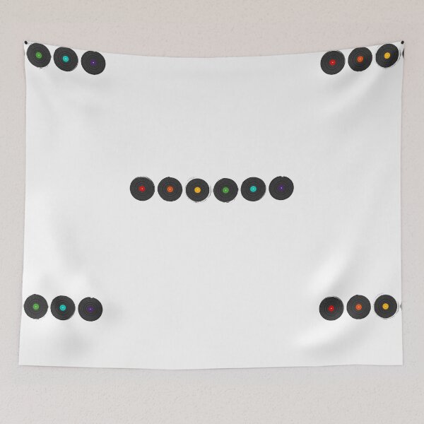 Item preview, Rainbow Records Pride Flag designed and sold by MollyJaneArt.
