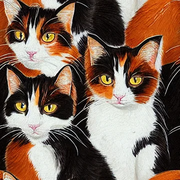Artwork thumbnail, Calico Pattern by AbstractWave
