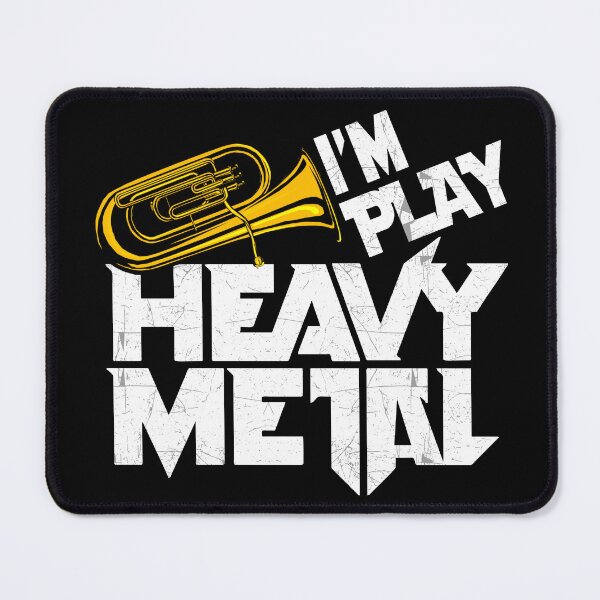 Item preview, I PLAY TUBA HEAVY METAL designed and sold by soebekhi.