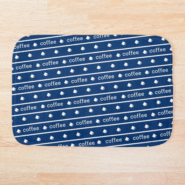 Item preview, Café Retro Rayas Azul 2 designed and sold by lightfuze.