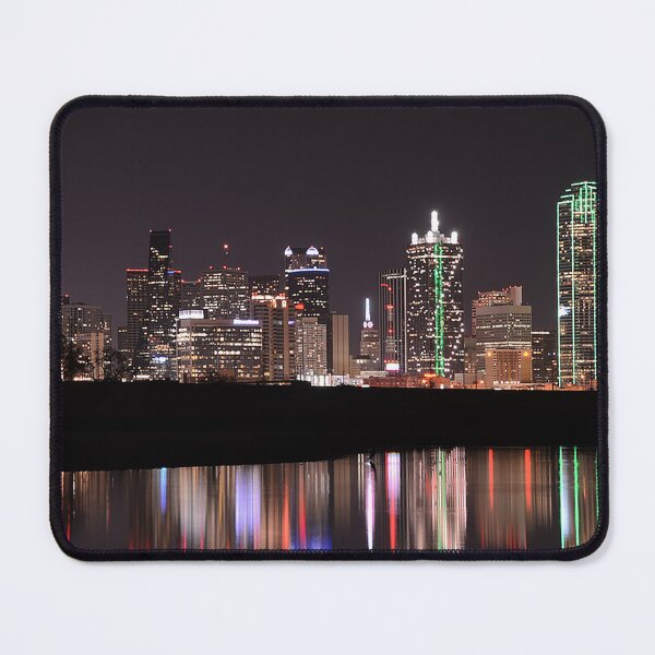 Item preview, Dallas skyline, Dallas, Texas, Dallas Nightscape, Skycrapers, Dallas Light up at night designed and sold by Nostrathomas66.