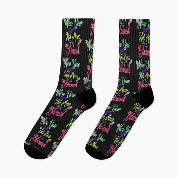 Item preview, New Year Same Hot Mess But Blessed Lettering Design, 2,Howdy New Year,New Years Celebration, New Years Eve Countdown designed and sold by Adri Barnard.