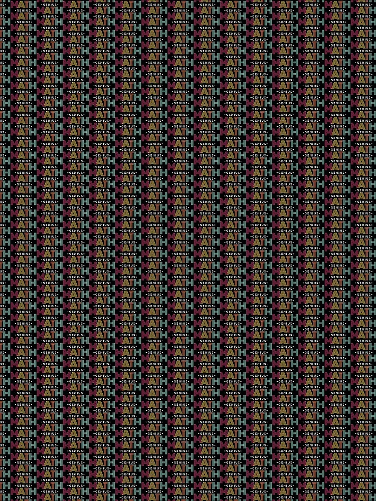 Thumbnail 3 of 3, Scarf, Math Genius designed and sold by MathVerge.