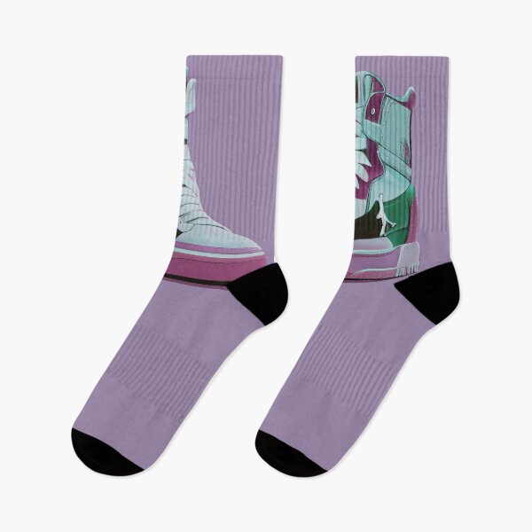 Item preview, High-Top Kicks - Lavender/Green designed and sold by sbdigital.