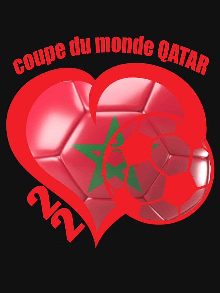 Maroc coupe du monde Qatar 2022 t-shirt Art Board Print for Sale by