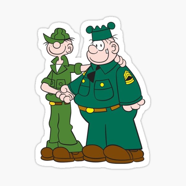 Beetle Bailey Stickers for Sale | Redbubble Beetle Bailey Stickers for Sale | Redbubble