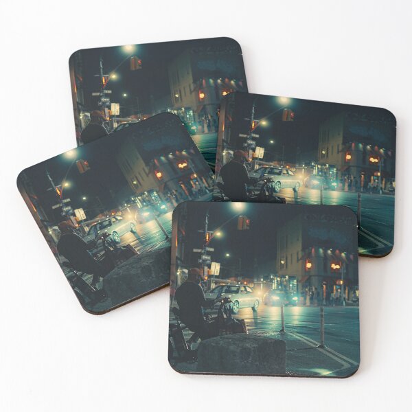 Item preview, Intersection - New York City Night Street Photography designed and sold by Anthonypresley.