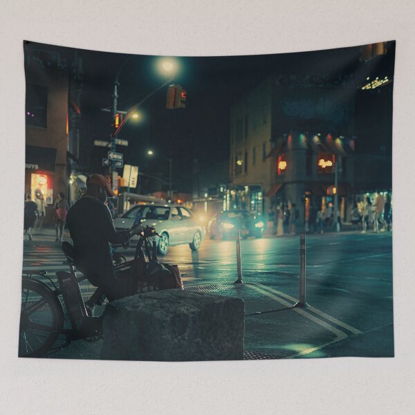 Item preview, Intersection - New York City Night Street Photography designed and sold by Anthonypresley.