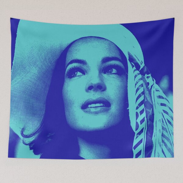 Item preview, Romy Schneider in blue designed and sold by carmencuarzo.