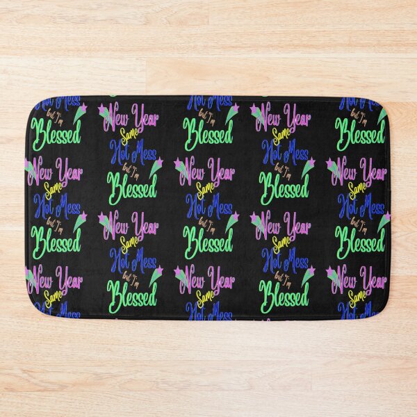 Item preview, New Year Same Hot Mess But Blessed Lettering Design, 5,Howdy New Year,New Years Celebration, New Years Eve Countdown designed and sold by Adri Barnard.