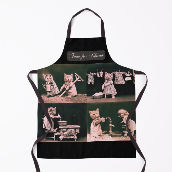 Item preview, Vintage Cats Chore Time - Sangri designed and sold by NRealm.