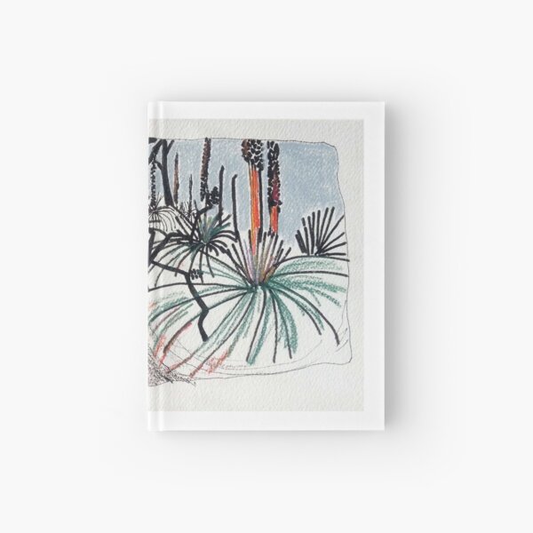 burnt banksia & grasstrees at greens bush Hardcover Journal