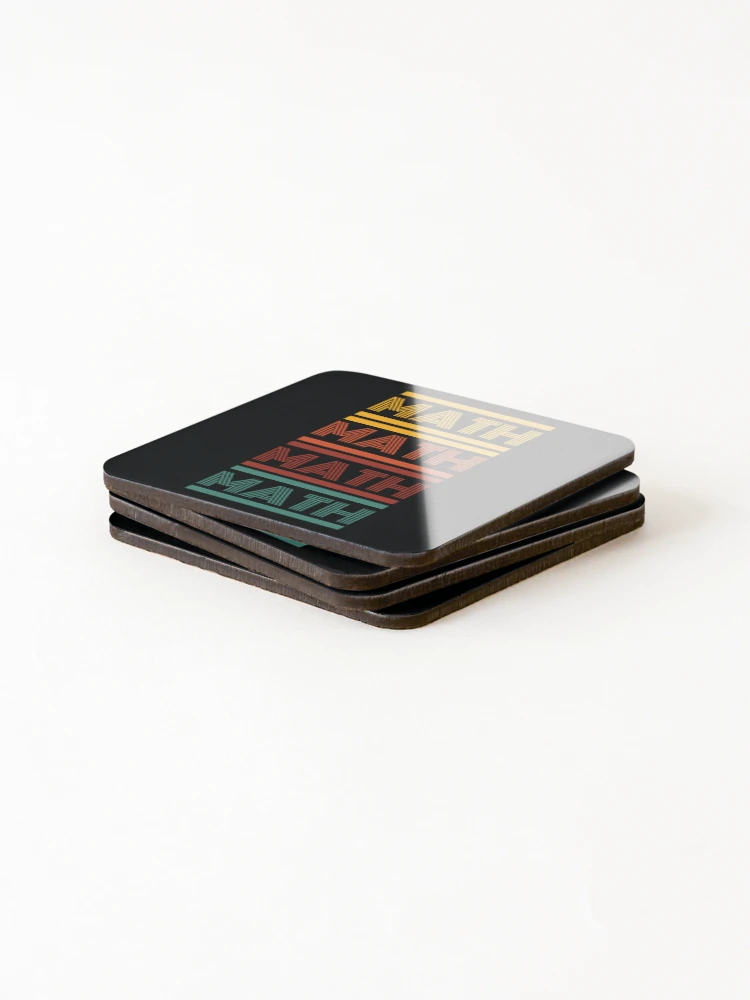 Thumbnail 4 of 5, Coasters (Set of 4), Math Typography designed and sold by MathVerge.
