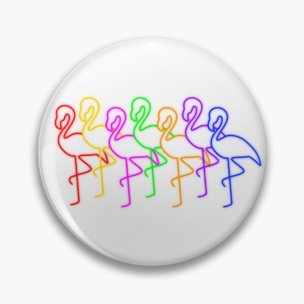 Item preview, Flamboyant Neon Flamingoes designed and sold by EmmaAtTheMovies.