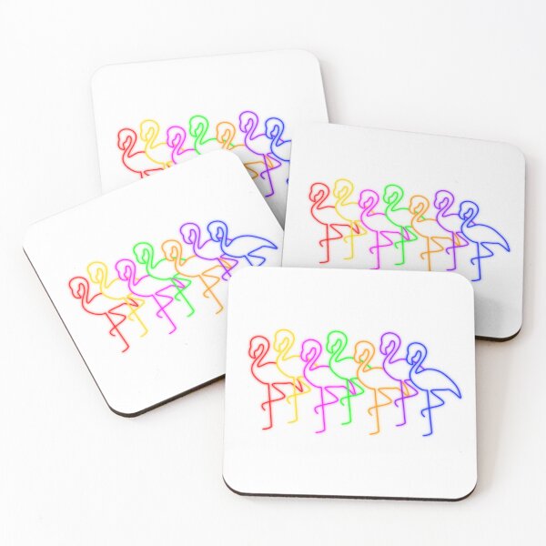 Item preview, Flamboyant Neon Flamingoes designed and sold by EmmaAtTheMovies.