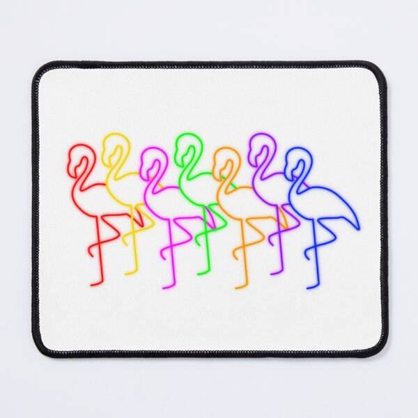 Artikelvorschau, Extravagante Neon-Flamingos entworfen und verkauft von EmmaAtTheMovies.