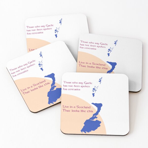 Item preview, Gaelic has always been here-promotion print designed and sold by Niseag.