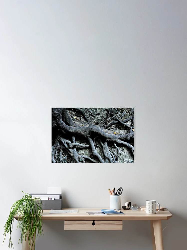 Thumbnail 2 of 3, Poster, Tree Roots Texture Natural Abstract designed and sold by Anna Lemos.