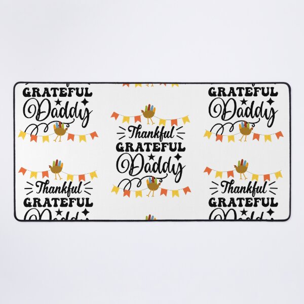Item preview, One Thankful Daddy | Happy Thanksgiving Daddy Mommy and family greetings and quotes | gifts for thanksgiving and christmas lovers designed and sold by ThanksVibe.