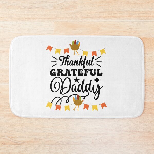 Item preview, One Thankful Daddy | Happy Thanksgiving Daddy Mommy and family greetings and quotes | gifts for thanksgiving and christmas lovers designed and sold by ThanksVibe.