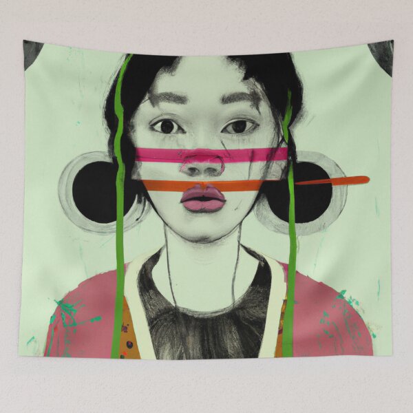 Item preview, PORTRAIT OF AN ASIAN GIRL designed and sold by optimusprime39.