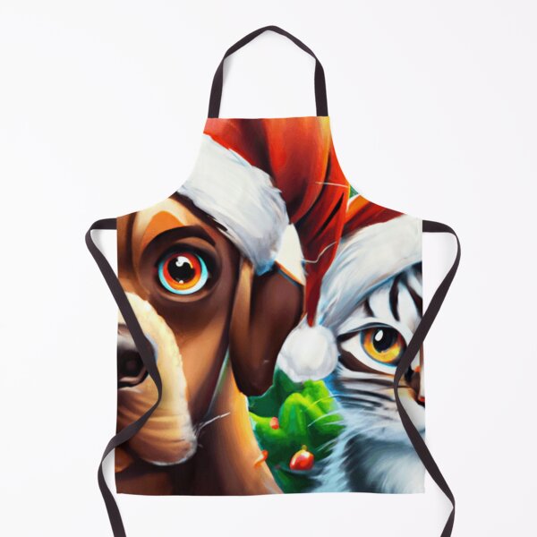 Item preview, Cutedom - Cute Cat And Dog Christmas Selfie designed and sold by RaynbowCute.