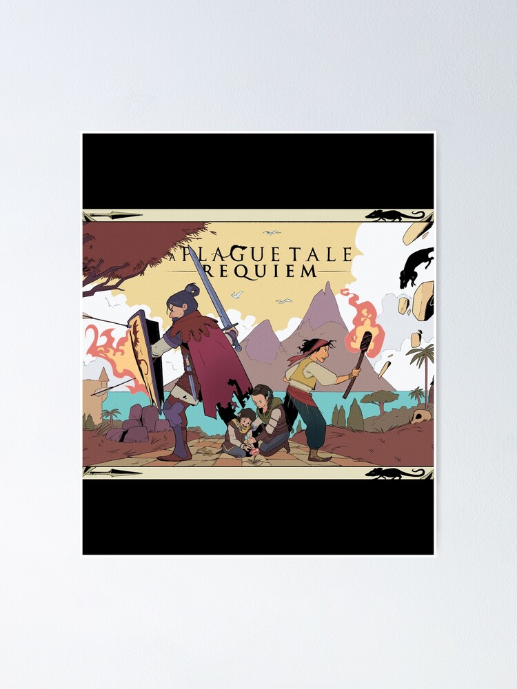 A Plague Tale Requiem Amicia and Hugo Sticker for Sale by vonadive