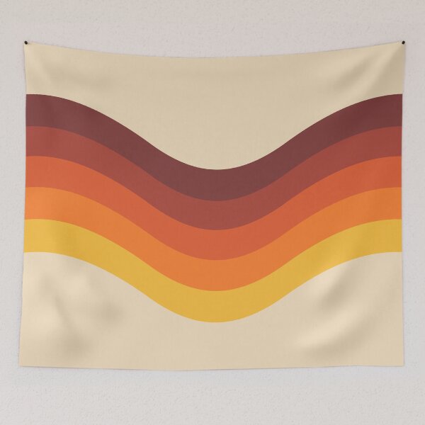 Item preview, Simple retro style waves design designed and sold by BattaAnastasia.
