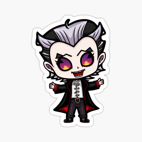 “Chibi Dracula” Sticker for Sale by flowinglobe | Redbubble