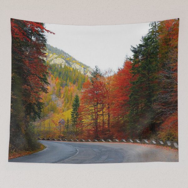 Item preview, Let’s drive here - Beautiful autumn forests  designed and sold by Durgaa D.