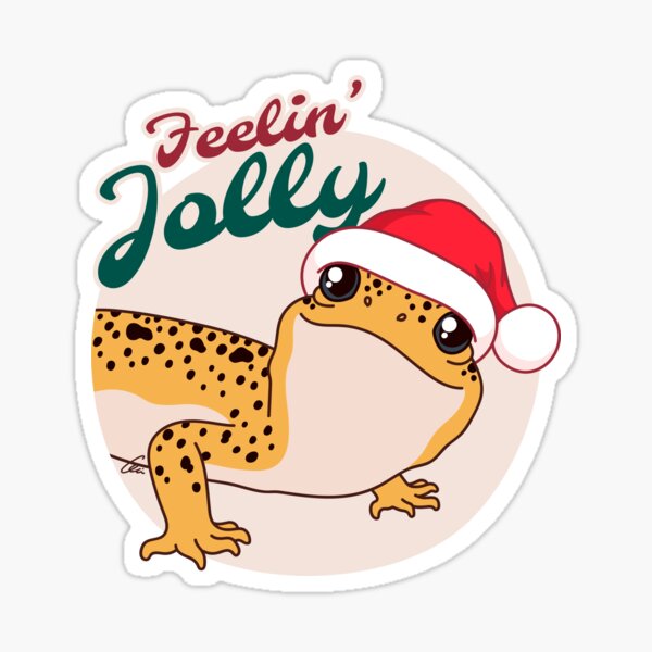 Item preview, High Yellow Leopard Gecko, Christmas Edition! Feelin Jolly! Green B.G. designed and sold by anacecilia.