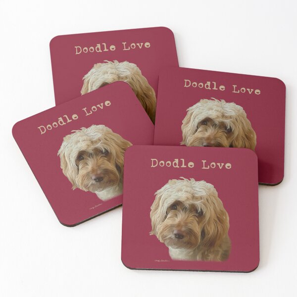 Item preview, Apricot Doodle Dog Love designed and sold by Happy Dog Doodles.