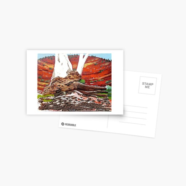ancient tree in an ancient sea Postcard