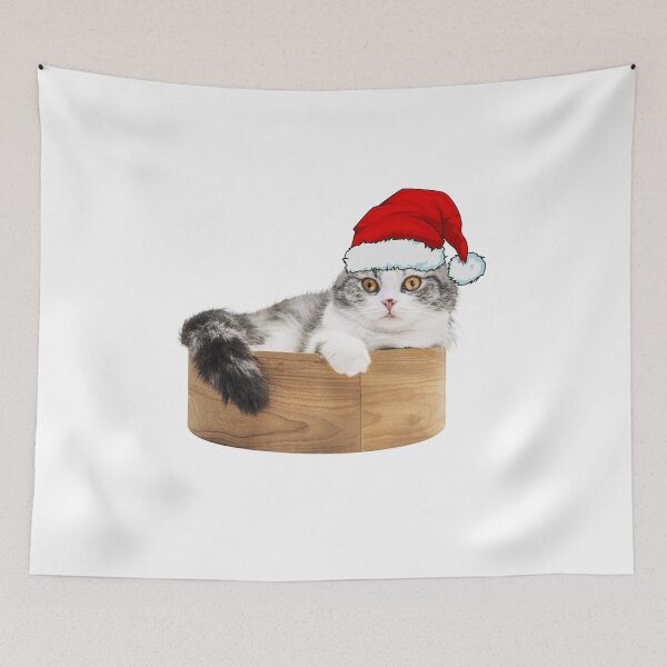 Item preview, Scottish Fold Kitten Santa Hat Cat Lover designed and sold by Pexilus.