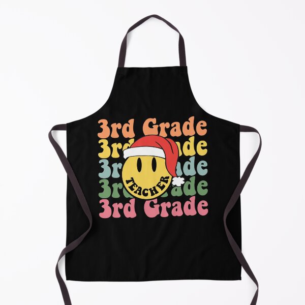 Item preview, Retro Christmas Teacher 3rd Grade Santa Hat Back To School designed and sold by jasperjuan77.