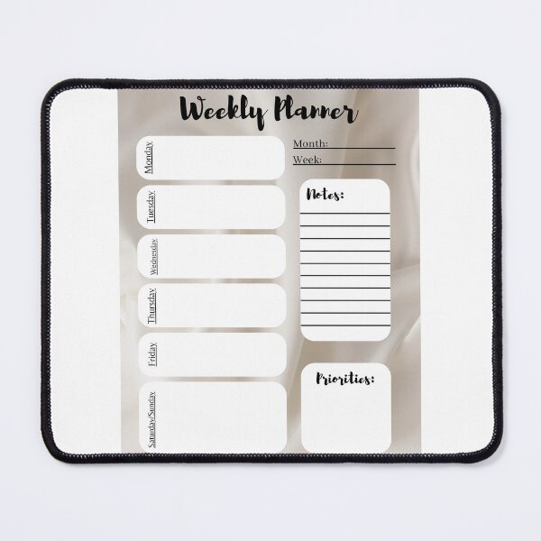 Item preview, Weekly planner designed and sold by SocialWorkGabs.