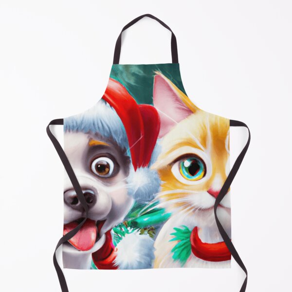 Item preview, Cutedom - Cute Cat And Dog Christmas Picture designed and sold by RaynbowCute.